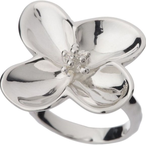 RLM Studio Sterling Dogwood Ring - Picture 1 of 2